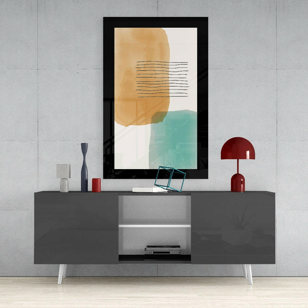 Cubic Art Glass Wall Art