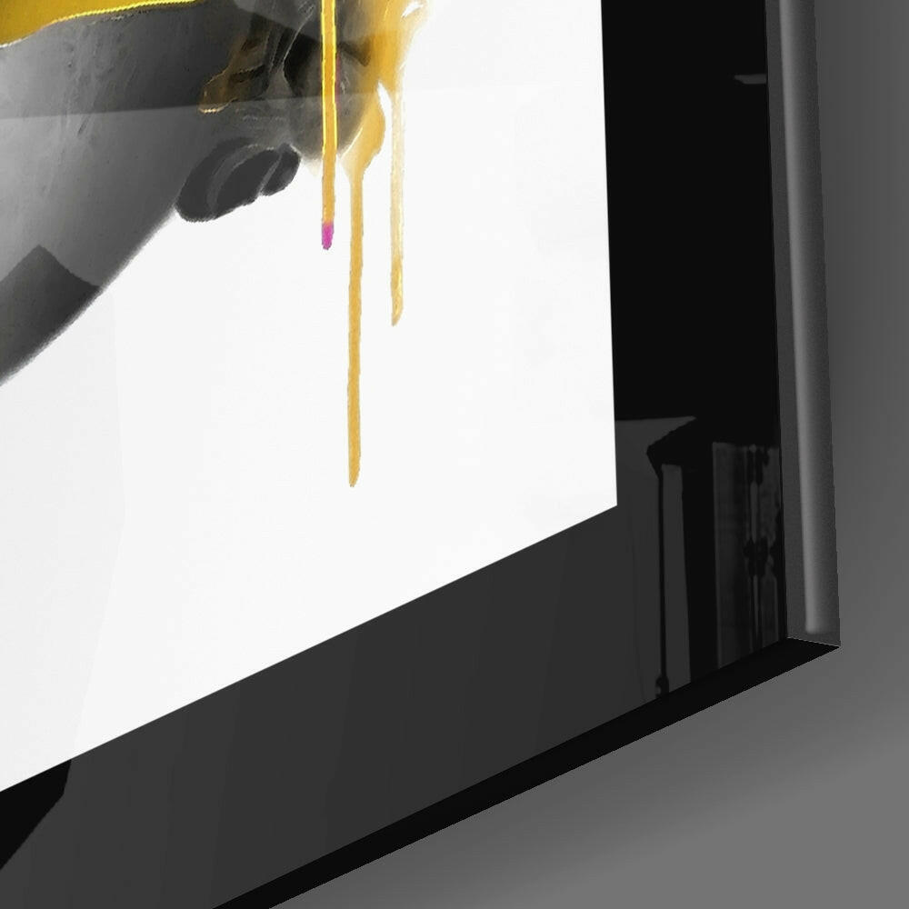 Modernity in Sculpture Glass Wall Art