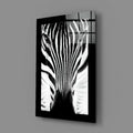 Zebra Glass Wall Art