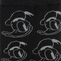 Disney Donald Duck Patterned Black Socks and Mickey Mouse Blue Lapel Pin Gift Set