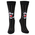 Disney Mickey Mouse Dot Socks and Blue Lapel Pin Gift Set