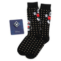 Disney Mickey Mouse Dot Socks and Blue Lapel Pin Gift Set