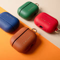 Leather Airpod Case - Tan