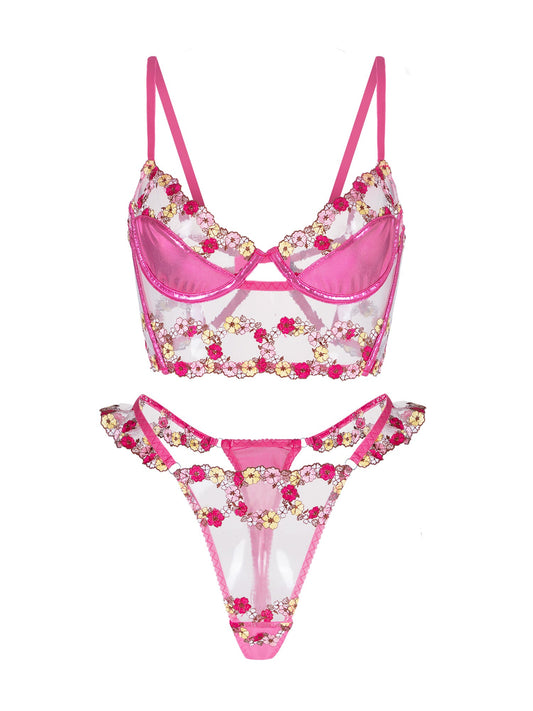 Amelia Petal Lingerie Set