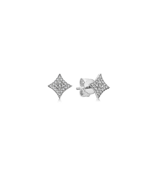 Diamond Firework Stud Earring