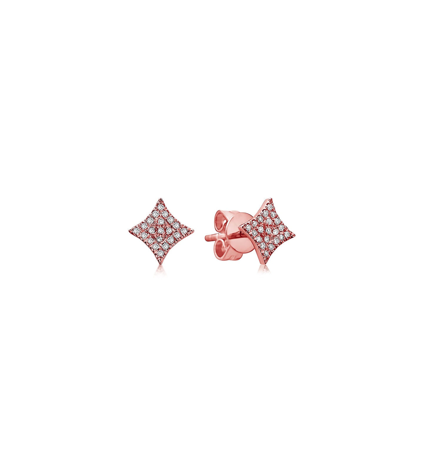 Diamond Firework Stud Earring