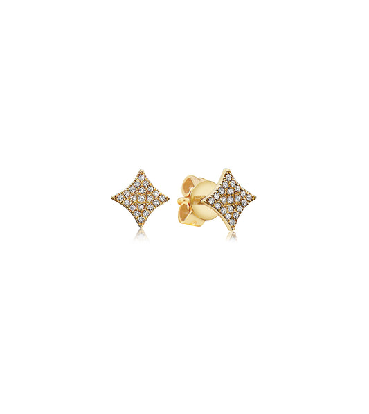 Diamond Firework Stud Earring