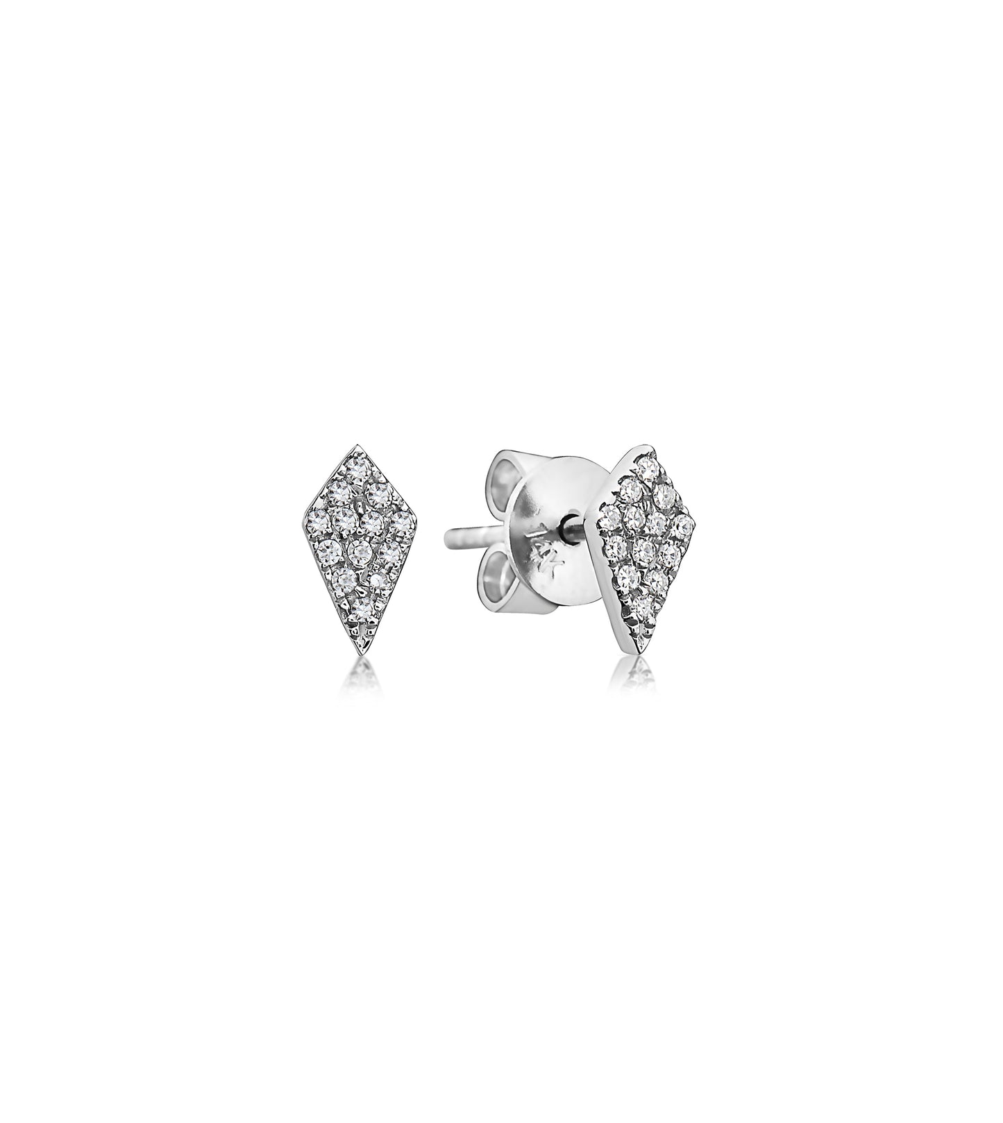 Diamond Kite Stud Earring