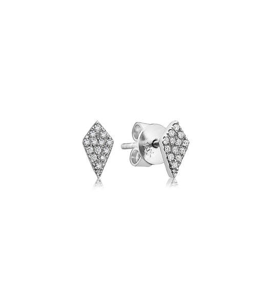 Diamond Kite Stud Earring
