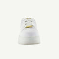 THE METRO: PLATFORM COURT SHOE - WHITE