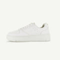 THE METRO: PLATFORM COURT SHOE - WHITE