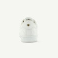 VOLTAIRE: QUILTED COURT SHOE - WHITE