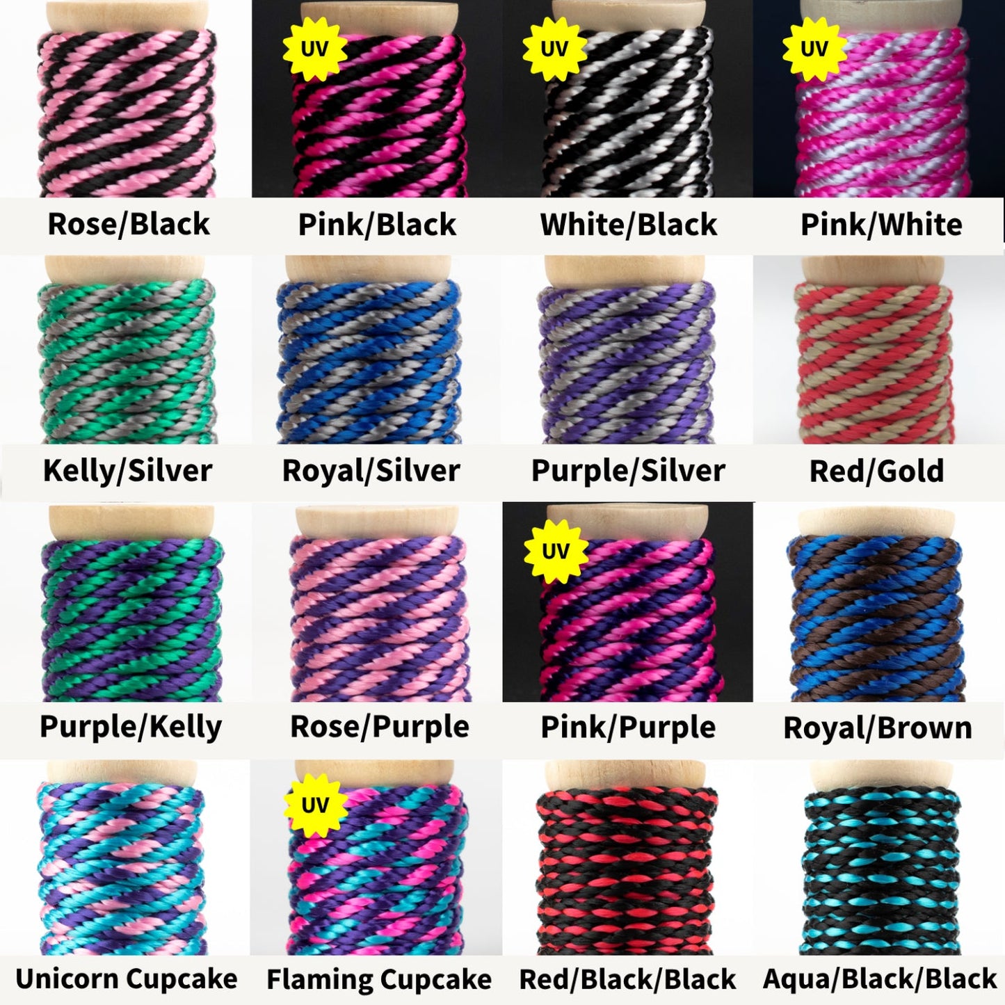 Custom Length Bondage Rope - MFP - 1/4" 6mm - Solid Braid