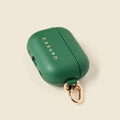 Leather Airpod Case - Green