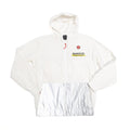 Happy Pockets Windbreaker Zip-Up Jacket (White)