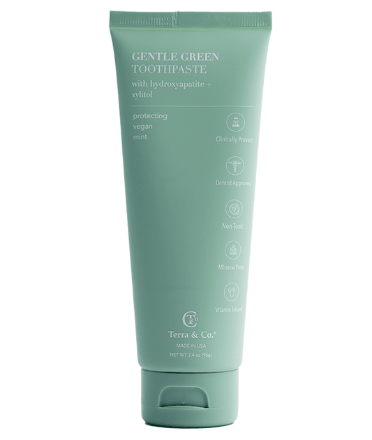 Gentle Green™ Sensitive Toothpaste with Hydroxyapatite & B12 (Fluoride-Free, Natural Enamel Support & Sensitive Teeth Relief)