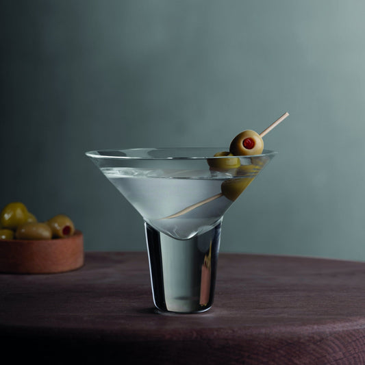 Gravity set of 2 Martini Cocktail Glasses
