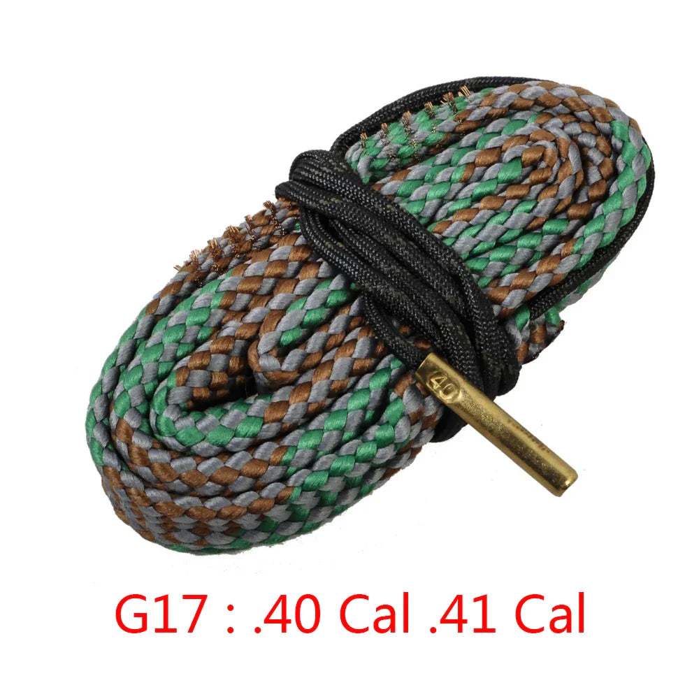Hunting Gun Bore Cleaner Snake.22 Cal.223 Cal.38 Cal& 5.56mm,7.62mm,12GA Rifle Cleaning Kit Tool Rifle Barrel Calibre Snake Rope