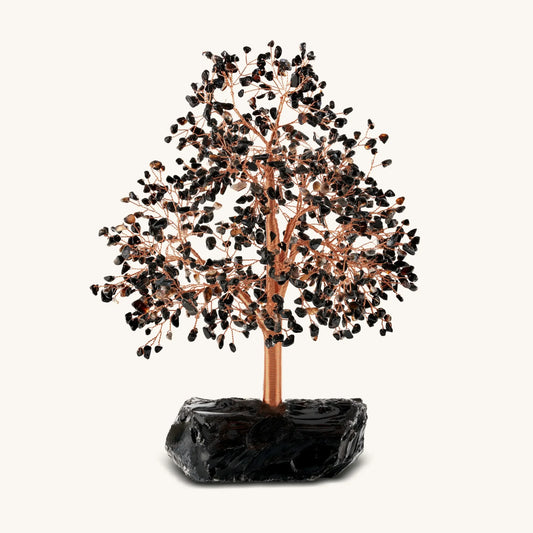Grounded Awareness Black Onyx Feng Shui Tree