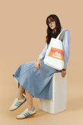 Monica Swing Denim Midi Skirt HJ806