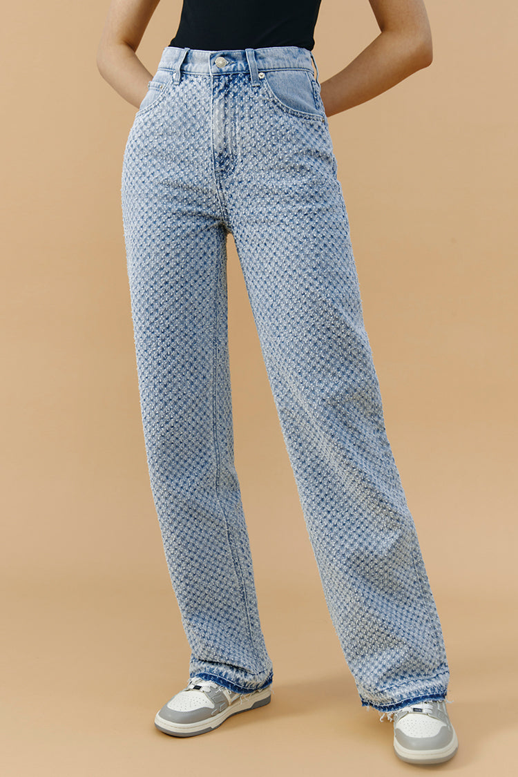 Coney Island Whitefish Tweed Wide Jeans HJ007 [FINAL SALE]