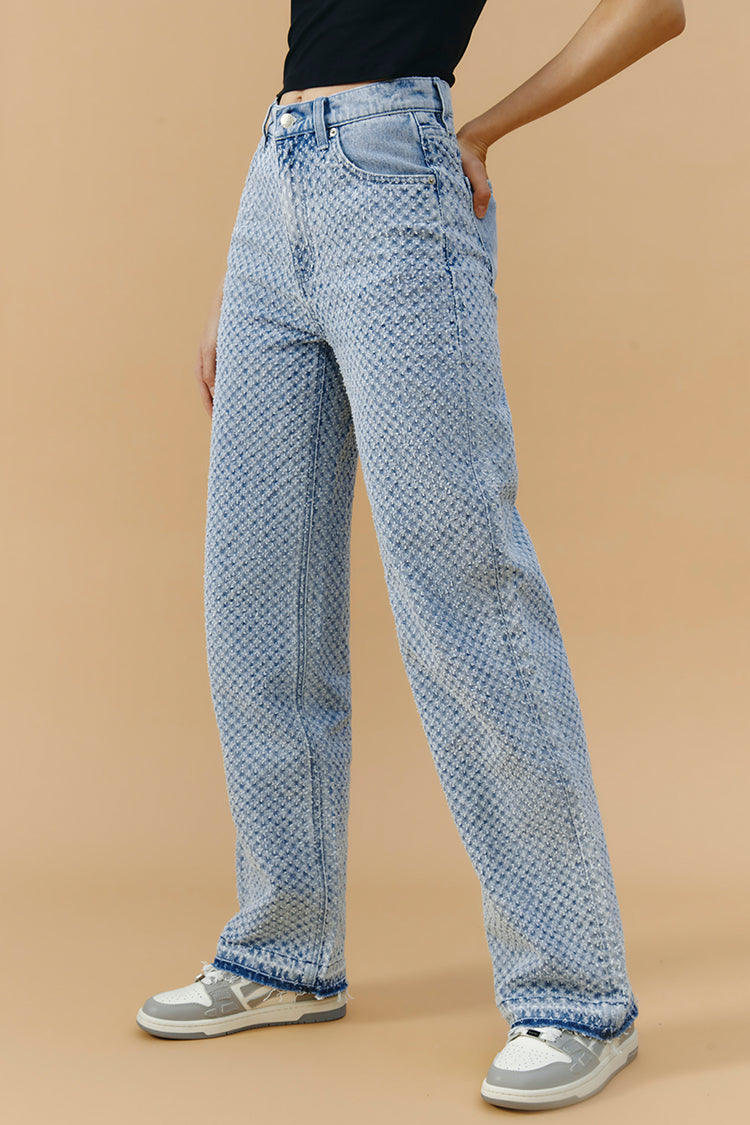 Coney Island Whitefish Tweed Wide Jeans HJ007 [FINAL SALE]