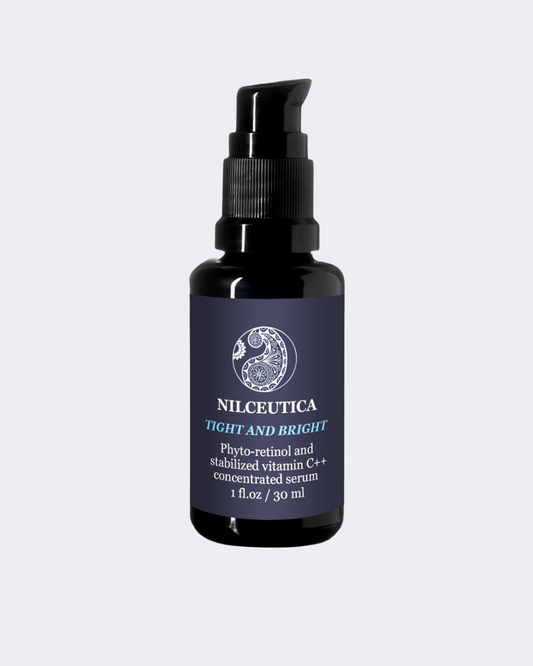 TIGHT AND BRIGHT, an Advanced Gentle Phyto-Retinol and Vitamin C Serum, 12 Innovative Technologies, 55% High-Performance Cosmeceuticals