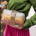 Ombre Chunky Clutch