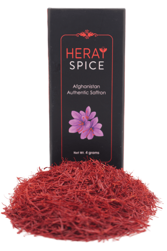 4 Grams (0.14 Oz) Heray Saffron, Afghani Superior Negin Quality