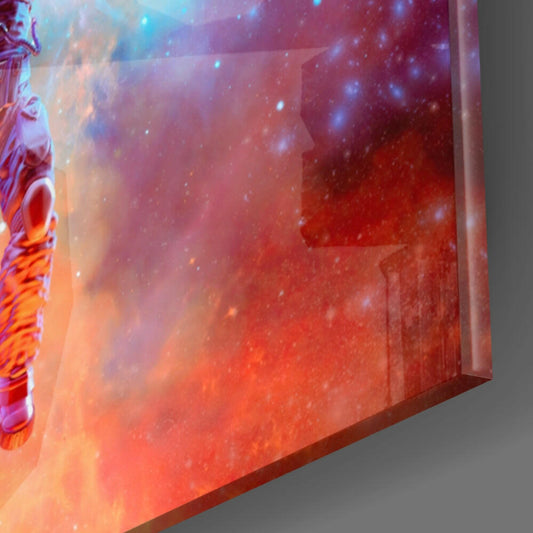 Astronaut Glass Wall Art