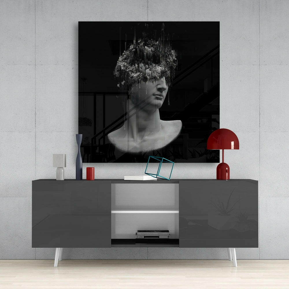 Sculpture Glass Wall Art