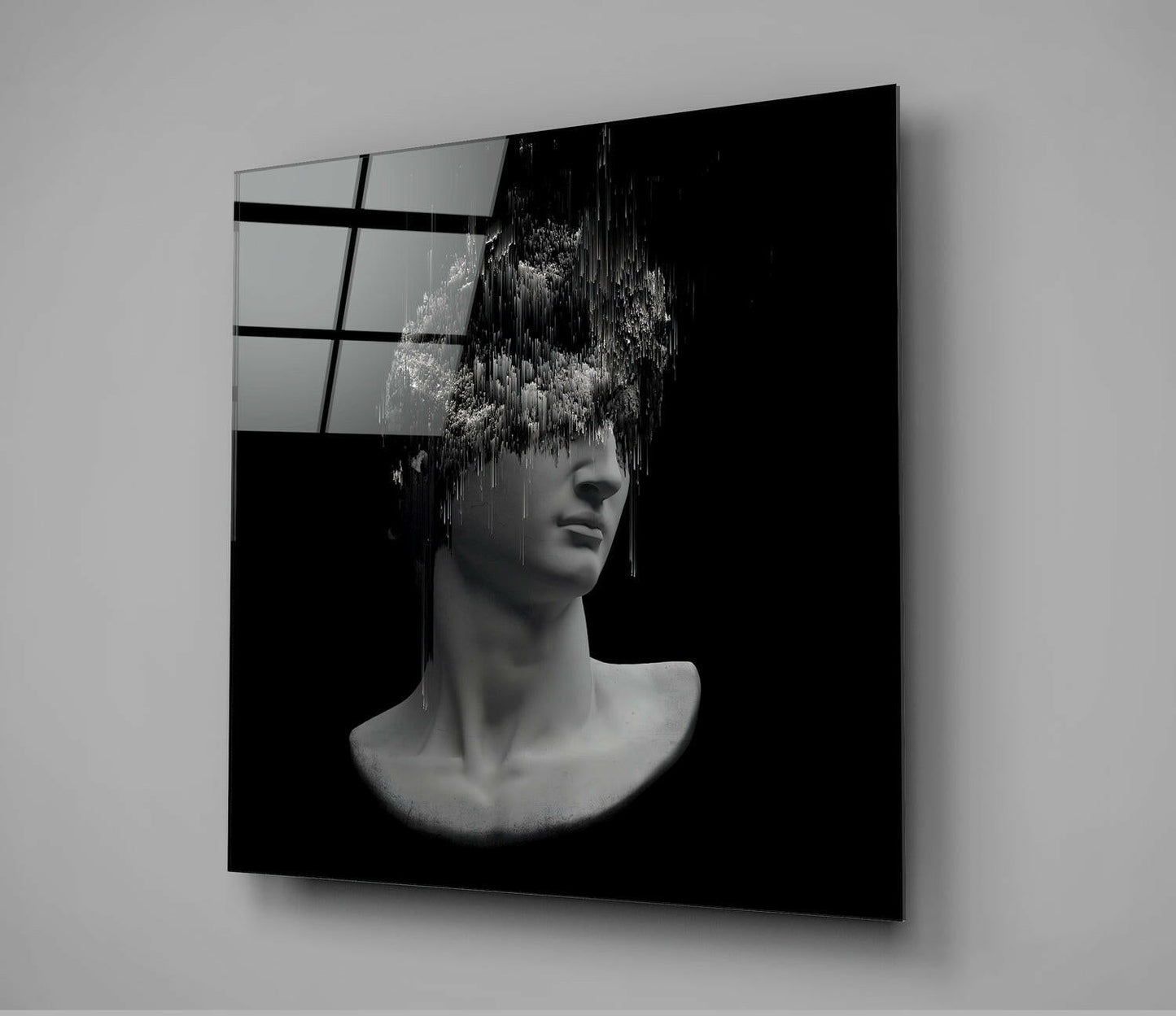 Sculpture Glass Wall Art