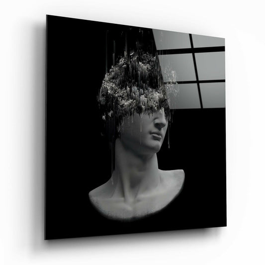 Sculpture Glass Wall Art