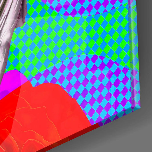 Sculpture Glass Wall Art