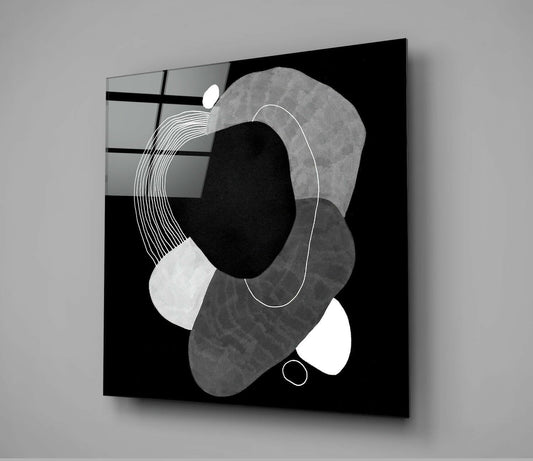 Black Glass Wall Art