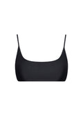 Malibu Bralette String Tie Bikini Top Black
