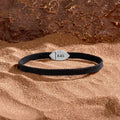 Opulent Security Men’s Evil Eye Black String Bracelet