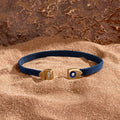 Men's Forward Vision Evil Eye Blue String Bracelet
