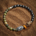 Serene Existence - Jade Hematite Buddha Bracelet