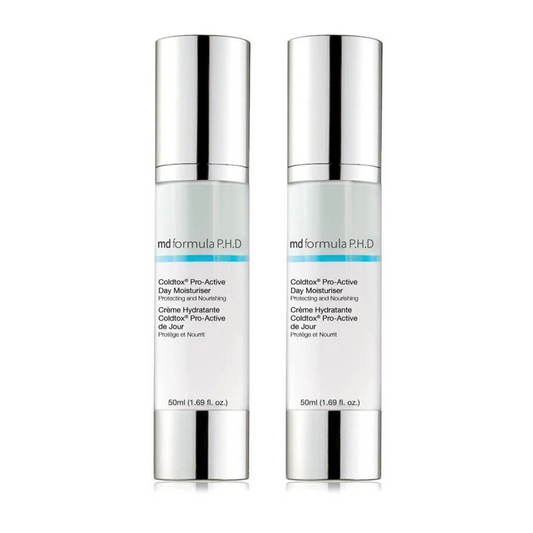 MD Formula Coldtox Pro-Active Day Moisturiser 50ml Twin Value Savings Pack