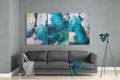 Abstract Blue Glass Wall Art