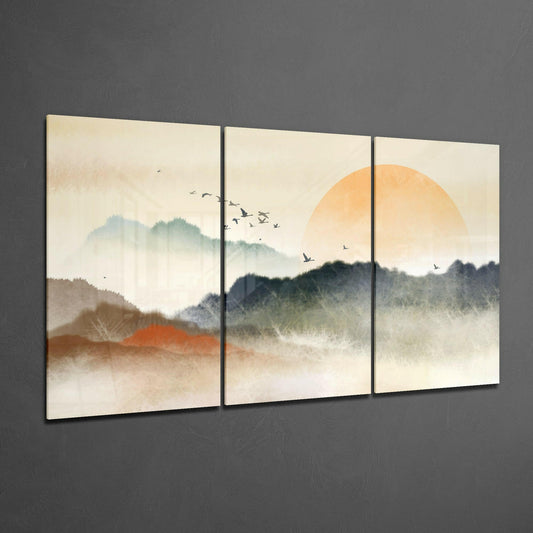 Sunset Glass Art
