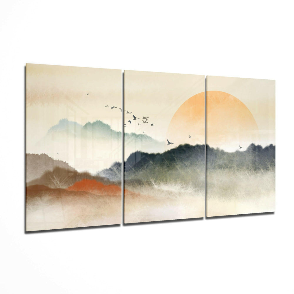 Sunset Glass Art