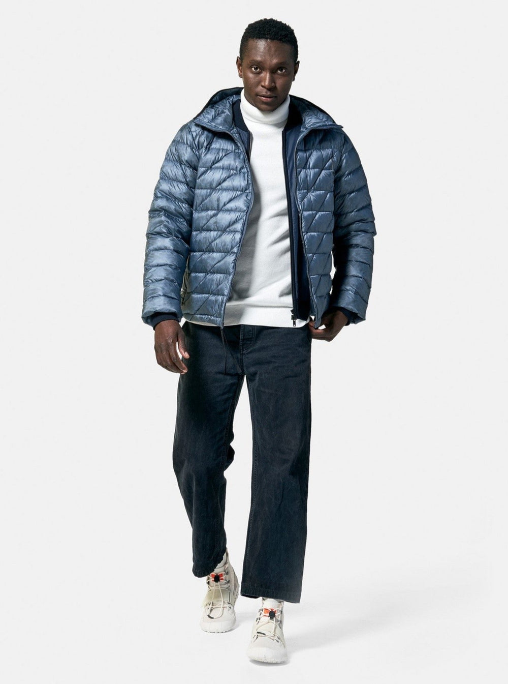 Packable Down Jacket - China Blue