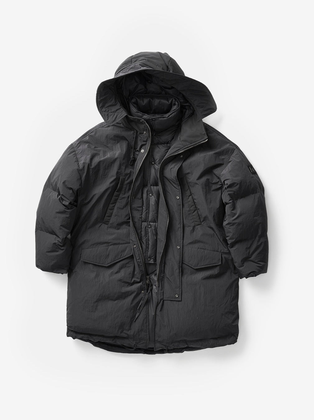 Long Down Puffer - Black