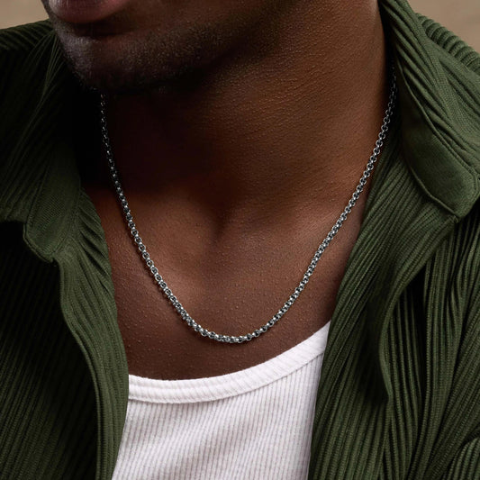 Illuminated Purpose Silver Chain