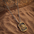 Ultimate Power - Lion Box Pendant Necklace