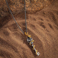 Powerful Guidance - Snake Skull Onyx Necklace