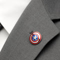 Marvel Captain America Ankle Socks 3-Pack and Lapel Pin Gift Set