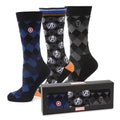 Marvel Argyle 3 Socks Pack and Lapel Pin Gift Set